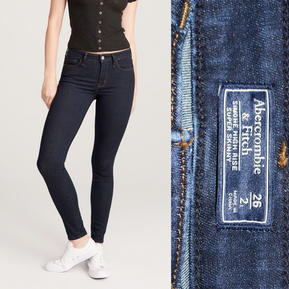 Abercrombie & Fitch Simone High Rise Skinny Jeans
